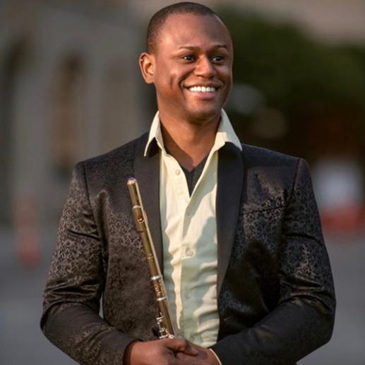 Brice Smith flute player smiling